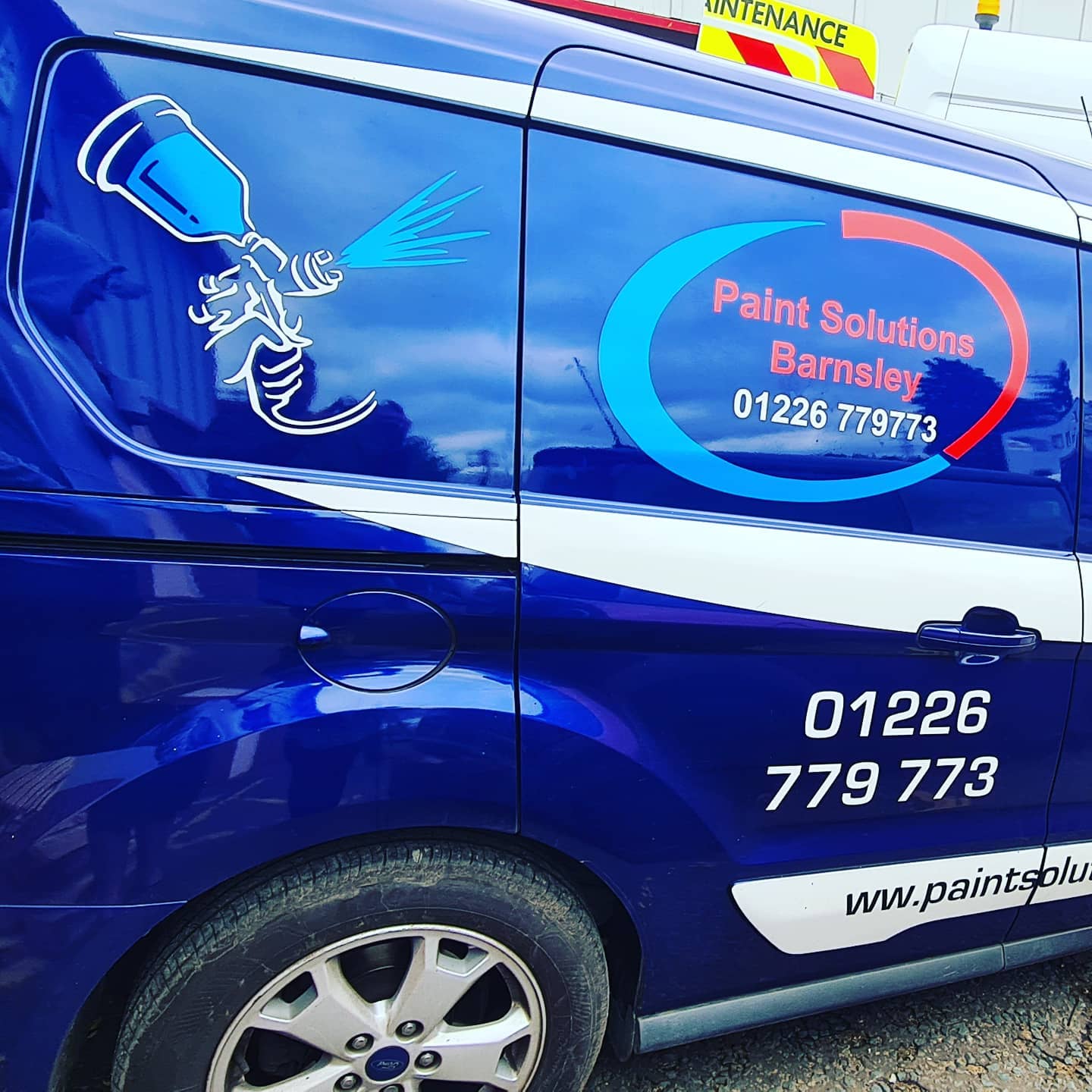 Business signs. Van sign writing by Vinyl Destination.