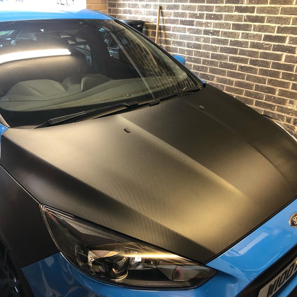 Carbon bonnet wrap